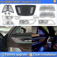 11 Colour LED Speaker Cover For BMW New 7Series G11 G12 Car Midrange Tweeter HiFi Music Stereo Horn Ambient Light Decorate Refit