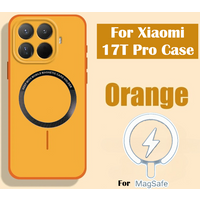 Soft TPU for Magsafe Case for Xiaomi 17 15 14 T Pro Poco X8 X7 X6 Pro Max Redmi 15a A7 Note 14 Pro + Shockproof Dual Color Cover