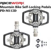 AliExpress RacewoRK RACEWORK M8020 Pedal MTB Self-Locking Pedal For SPD System Mountain Bike Pedals With Cleat For Shimano