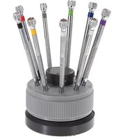 Stainless Steel Precision Screwdriver Set Watch Repair Tool Kit for Watchmaker 9pcs Watch Glasses Flat Blade Assort Slotted Tool