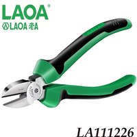 LAOA Cr-Ni Alloy Diagonal Pliers Chrome Nickel Wire Cable Cutter Multifunctional Electrician Hand Tools
