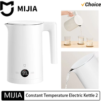 Neue MIJIA Wasserkocher mit konstanem Temperatur, 2 Edelstahl-Teekannen, LED-Anzeige, vier Thermos-Modi, für Tee und Kaffee, 1800W, 220V