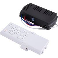 Ceiling Fan with 50W High Voltage Motor Remote Control and 6-Speed Adjustment for Consistent Indoor Air Movement