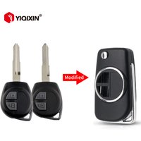 YIQIXIN For Suzuki SX4 Swift Splash Grand Vitara Jimny Alto Igins Modified Flip Remote Car Key Shell Case HU133R/SZ11R Blade