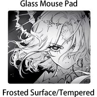 Skypad SORA Glass Gaming Mouse pad Non-Slip Mouse Pad Keyboard YUME Frosted Gaming Gamer PC Desk Mat Offices Accessories