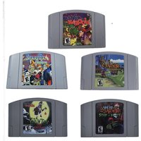 N64 Game Cassette, US Version,Banjo-Kazooie Series,Star Fox,Classic Creep Capers, 64-bit English Game Cassette,Toy Gifts