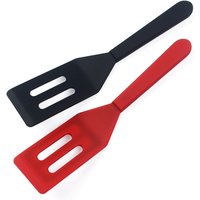 Mini Silicone Spatula Small Turner for Cookies Brownie Baking Tool Non-Stick Pan Kitchen Utensil for Eggs Pancakes