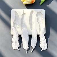Feather Silicone Mold Sugarcraft Chocolate Cupcake Baking Mold Fondant Cake Decorating Tools