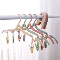 4PCS Portable Folding Clothes Hanger, Suitable for Travel and Business Trips, Storage in Home Wardrobes, and Drying Clothes
