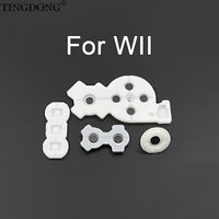 1set Conductive Rubber Silicone Button Pad For WII Right Controller Replacement Kits