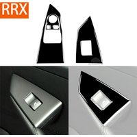 For BMW 6 Series E63 E64 2004 2005 2006 2007 2008 2009 2010 Door Windows Lift Control Trim Piano Black Stickers Car Accessories