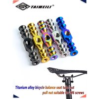 AliExpress TAIMEILI Titanium Alloy Pull the code nut For Bicycle Balance Seat Tube Fit M6 nut 1/2Pcs