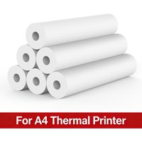 A4 Thermal Paper 210*30mm Thermal Printing Paper for Portable Printer Paper Rolls for M832/M833/M834/M835/M836 Portable Printer