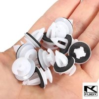 kkjoy 50Pcs Car Fastener Clips Universal Bumper Door Panel Retainer used for various cars