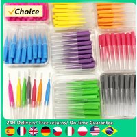 Interdental toothbrush 25pcs/Box Dental brush tooth brush Dental laboratory material inter Teeth Oral Care Orthodontic Tooth