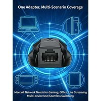 RJ45 Gaming Car Style USB to RJ45 Gigabit Ethernet Adapter 1000Mbps High Speed Wired Network Card for Laptop And Desktop