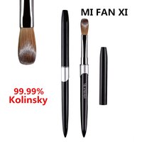 1PC Nail Brush Kolinsky Sable Acrylic Brush UV Gel Carving Pen Brush Liquid Powder DIY Nail Drawing