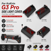KuKirin G3 Pro Side Marker Light Cover Left Right Front Rear Turn Signal Warning Reflector Lamp Housing Scooter Repair Part