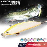 Hunthouse Fishing Shallow IBORN Minnow Lure Floating 78mm/98mm/118mm 8.5g/13g/19g Wobbler Surface Saltwater For Seabass Tackle