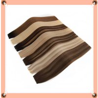 Genius Weft Remy Hair Extensions for Women - Human Hair Multiple Colors Available Easy to Apply Hair Extensions for Volume And L