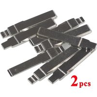 Jingyuqin 2 teile/los Haa Flip Remote Autos chl üssel Rohlinge für Audi Fit VW Passat Bora Sitz Skoda #31 Hu66 Schlüssel blatt