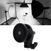 Photography Reflector Bracket Photography Reflector Holder Single Wheel Turntable Adapters Light Stand Mount Bracket