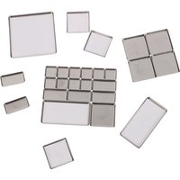 Watercolor Box Packaging Iron Grid 0.5ml/1ml/2ml for Travel Box Magnetic Palette Professional Paint Paint Tray Art Supplies