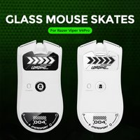 Mouse Skates for Razer Viper V4 Pro Glass Feet Pads 2.5D Round Edge Smooth Glidefor FPS Gaming Mice
