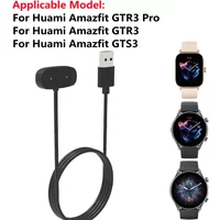 1m USB Charging Cable For Amazfit GTR3 GTS3 Pro Smart Watch Dock Charger Cradle Adapter For Amazfit GTR 3 GTS 3 Magnetic Charger