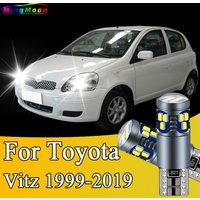 2Pcs T10 Car LED Bulbs Parking Lamp Interior License Plate Lights For Toyota Vitz 1999-2013 2014 2015 2016 2017 2018 2019