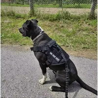 Large Dog Harness Collar Leash Bags Pet German Shepherd Training Walking Vest Dog Harnesses For Medium Large Dogs Accessories