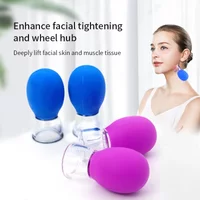1/5/10pcs Vacuum Silicone Cupping Massager for Face Neck Eye Anti-aging Facial Care Cellulite Reduction Beauty Therapy Tool