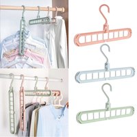 2/5pcs Magic Multi-port Support hangers for Clothes Drying Rack Multifunction Plastic Clothes rack drying hanger Storage Hangers