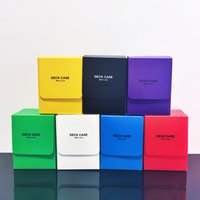 1PCS Protable Storage Boxes,1 Set 60 Cards Deck Case,Trading Board Games CARD Case for Magic/PKM/Yugioh Black Lotus Proxy