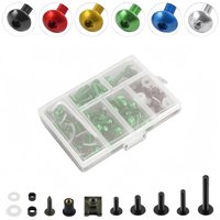 155PCS Motorcycle Complete Fairing Bolts Kit Screws Nut For KAWASAKI VERSYS 650 NINJA 300 400 650 ZX6R VULCAN S 650 ZX10R KLX250