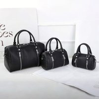 2026 New Style Fashion ZV Women's Boston Bag - Stud Handle Crossbody Bag - Pillow Bag - With Wing LOGO