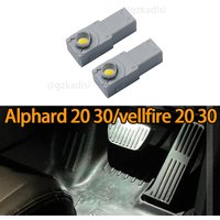 2pcs Alphard 20 30 vellfire 20 30(2008-2023)hiace 200 Foot Light agh30 anh30 LED Interior Light Lighting