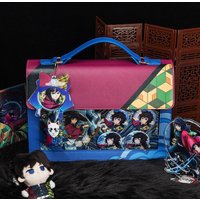 Demon Slayer Tomioka Giyuu itabag anime cartoon cute student backpack creative Kawaii 2D handheld shoulder bag gift wholesale