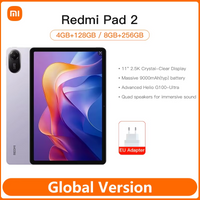 Xiaomi Redmi Pad 2 Global Version Advanced Helio G100-Ultra 11" 2.5K crystal-clear display 18W charging 9000mAh battery (no SIM)