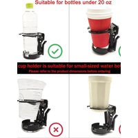 AliExpress NONE Universal Foldable Motorcycle Cup Holder Anti Shake 360° Rotatable Handlebar Drink Holder for Motorbike Bike ATV UTV Scooter