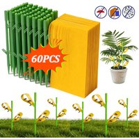 5-40Pcs Reusable Flying Insect Traps Indoor Gardening Sticky Bug Boards Vegetables Plant Eco Catcher Pest Insect Catcher Boards