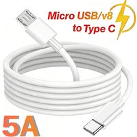 Micro USB To Type C Fast Charging Cable Data Cord Transmission Line USB C To Micro USB Quick Charger for Samsung Xiaomi Android