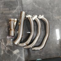 For Yamaha MT-09 FZ-09 MT09 MT 09 FZ09 XSR900 2015 to 2020 Motorcycle Slip On Exhaust Contact Middle Link Pipe Jiu