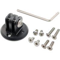 Cestbon Mount Combo Adapter for Garmin Edge Compatible with Camera or Headlight, Quick Release Out-Front Mount Universal Adapter