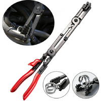 Adjustable Clamp Tool for Automotive Hose Pipes Reach Hose Clamp Pliers Set Fuel Oil Water Hose Auto repair Tools