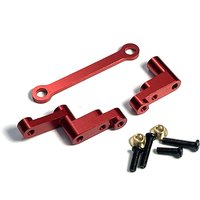 For MJX Hyper Go 16207 16208 16209 16210 H16 H16BM 1/16 remote control car metal parts accessories steering assembly