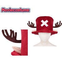 Chopper Cosplay Hat Plush Cap Tony TV 2026 Pirate Disguise Headwear Halloween Carnival Party Costume Accessories Props Gifts