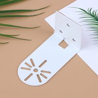 L Shape Nail Free Wall Mount Camera Iron Bracket with Glue Base PTZ Version Camera Surveillance Bracket