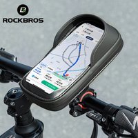 ROCKBROS sac de vélo étanche support pour téléphone étui 6.2 pouces écran tactile cadre avant sac de cyclisme sac de téléphone de vélo accessoires de vélo