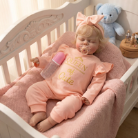 24 Inch Lifelike Toddler Baby Doll with 3D Painting Visible Veins NPK Soft Body Pickle High Quality Art Doll for Child Gift